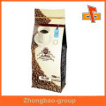 Guangzhou suministrador de calor de alta calidad de sellado a prueba de humedad de papel bolsa de café material con diseño de café para el envasado de frijoles